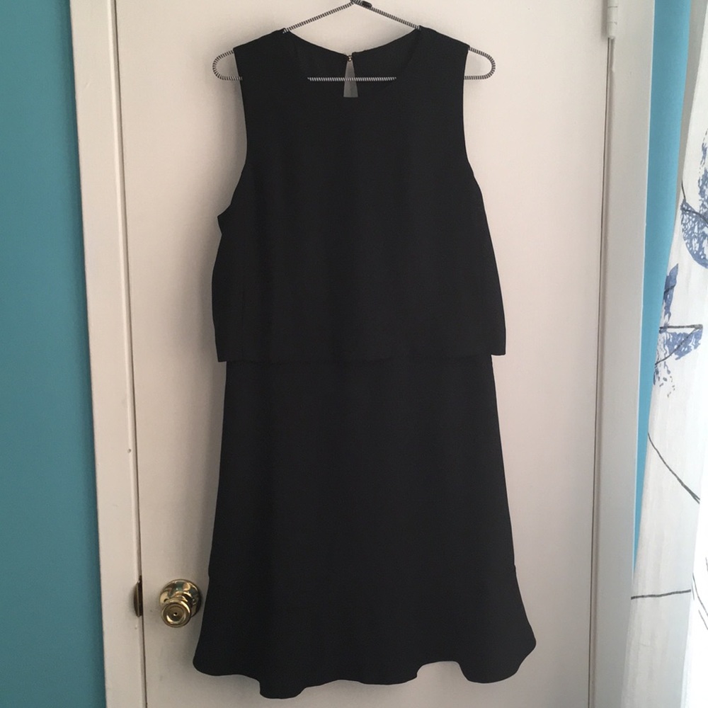 Banana Republic Black Crepe Dress NWT